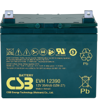 CSB Battery 12V 39AH - Electric Vehicles - Model : EVH12390