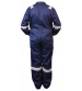 FR Coverall 100% cotton 280 gsm Dark Blue with FR Reflector (Size L)